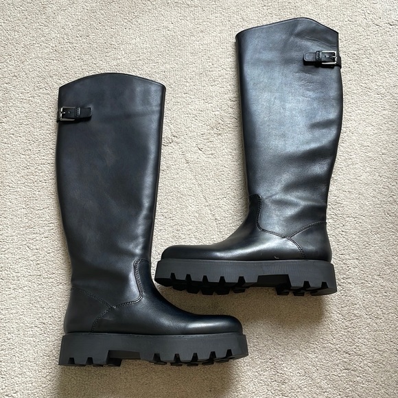 Franco Sarto Shoes - Nib Franco Sarto leather lug sole Balin high boot